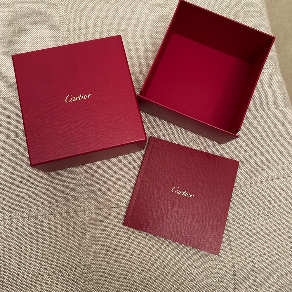 Cartier Love bracelet box with Love bracelet booklet
